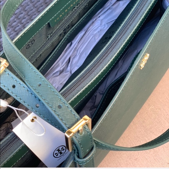 💚Tory Burch Emerson Leather Buckle Tote💚 - Picture 8 of 8